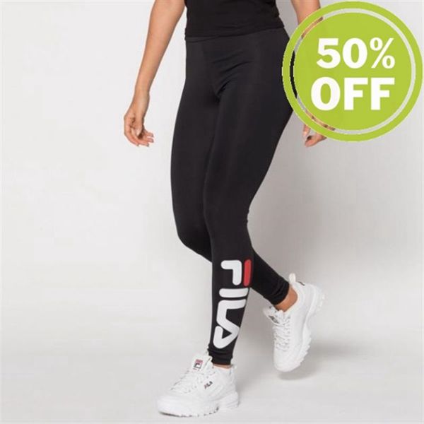 Fila Flex 2.0 Women's Leggings - Black,NZ 457-2369